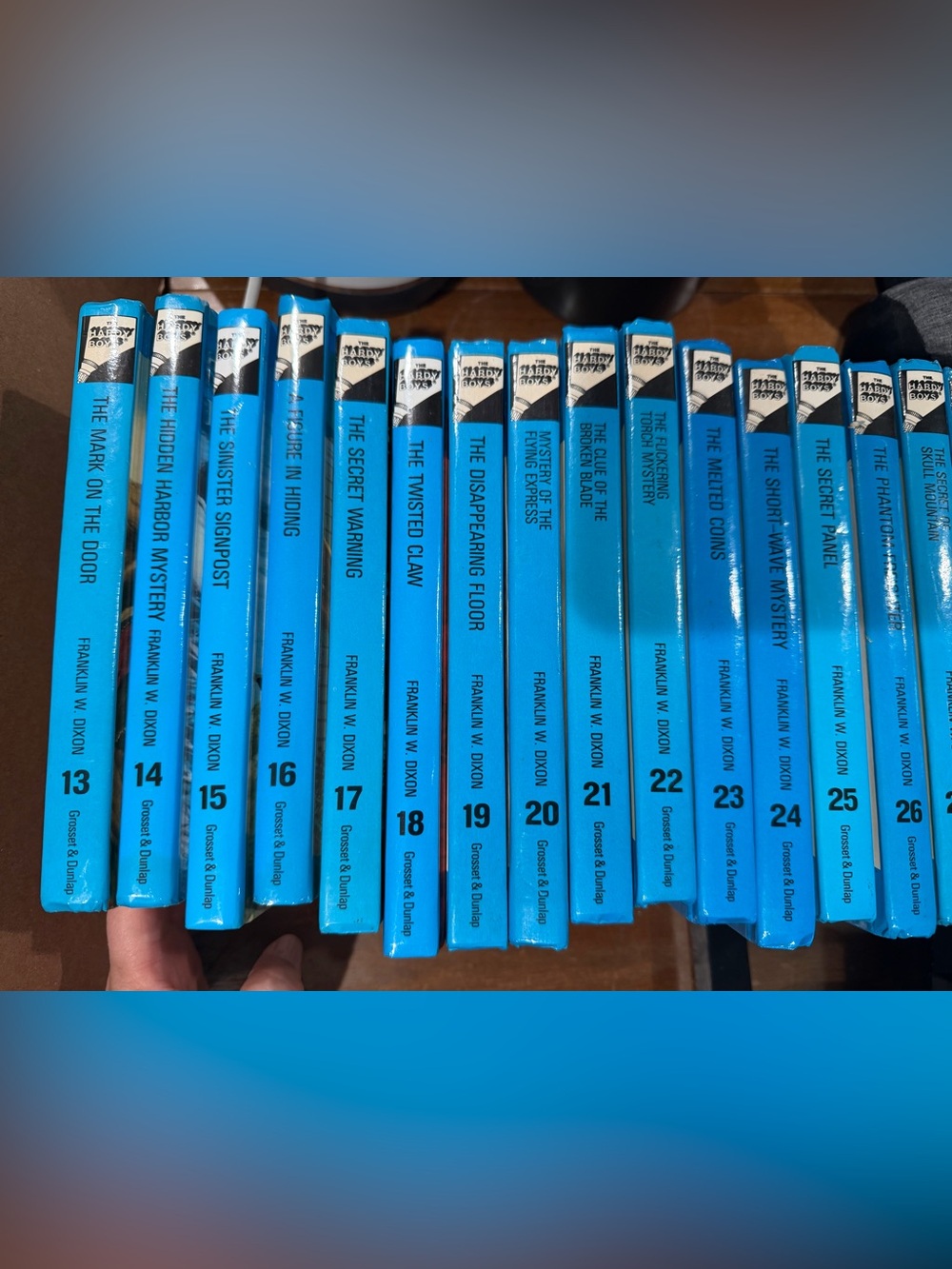 The Hardy Boys Vintage Blue Hardcover Book Lot (Blue)